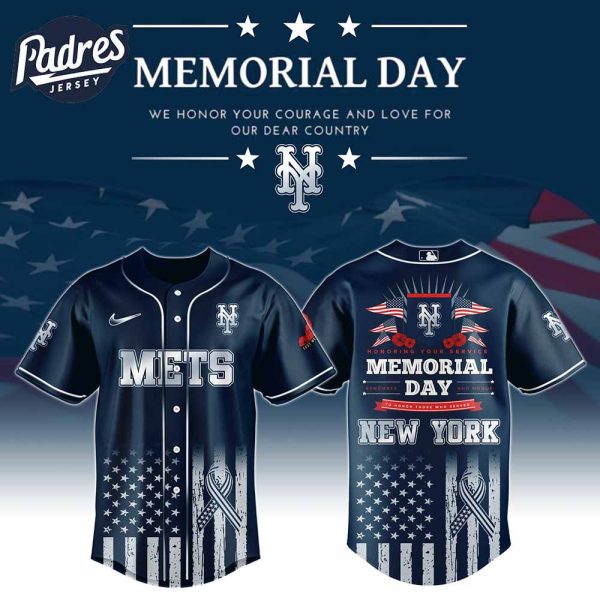 New York Mets Special Memorial Day Baseball Jersey