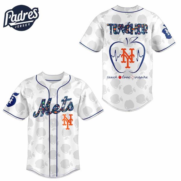 New York Mets Teacher Night Baseball Jersey 2025 Outfit 2