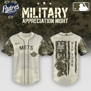 New York Mets x Armed Forces Day Night Baseball Jersey
