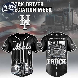 New York Mets x Nation Truck Driver Baseball Jersey