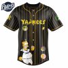 New York Yankees MLB x The Simpsons Baseball Jersey Style 2