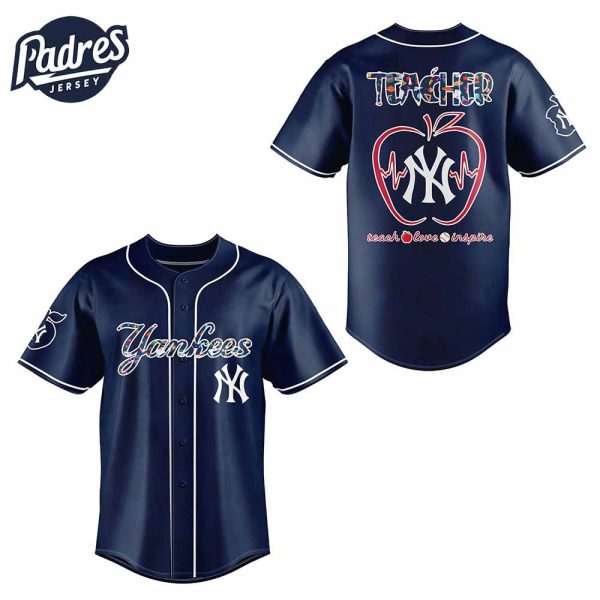 New York Yankees Teacher Night Baseball Jersey 2025 Outfit 2