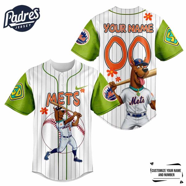 New Yorks Mets MLB x Scooby Doo Personalized Baseball Jersey Outfit 3