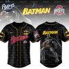 Ohio State Buckeyes NCAA x Batman Personalized Baseball Jersey Outfit 1