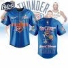 Oklahoma City Thunder NBA x Peanuts Personalized Baseball Jersey For Fans 1