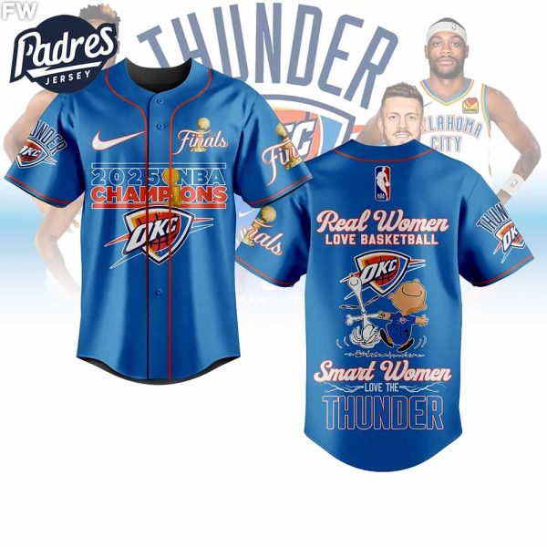 Oklahoma City Thunder NBA x Peanuts Personalized Baseball Jersey For Fans 1