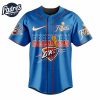 Oklahoma City Thunder NBA x Peanuts Personalized Baseball Jersey For Fans 2