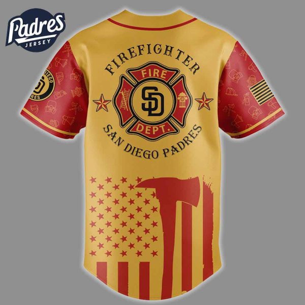Padres Firefighter Appreciation Night 2025 Baseball Jersey 3