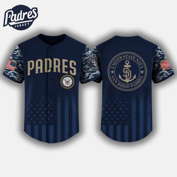 Padres US Navy Appreciation Night 2025 Baseball Jersey 1
