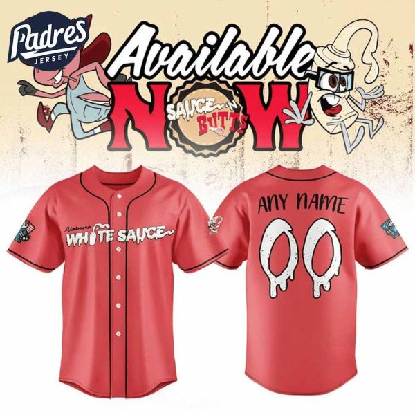 Personalized Alabama White Sauce 2025 Jersey