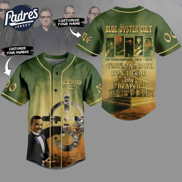 Personalized Blue Oyster Cult On Tour Forever 1972 2025 Baseball Jersey