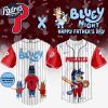 Philadelphia Phillies MLB x Bluey Happy Fathers Day Custom Baseball Jersey