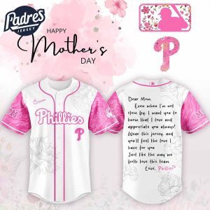 Philadelphia Phillies MLB x Happy Mothers Day Baseball Jersey