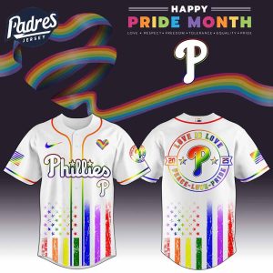 Philadelphia Phillies MLB x Happy Pride Month Baseball Jersey 1