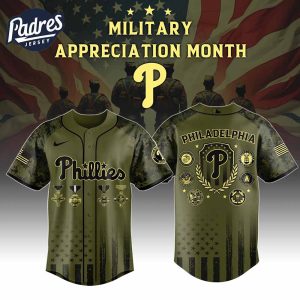 Philadelphia Phillies MLB x Military Appreciation Month Baseball Jersey
