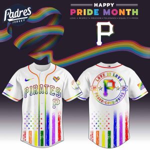 Pittsburgh Pirates MLB x Happy Pride Month Baseball Jersey 1