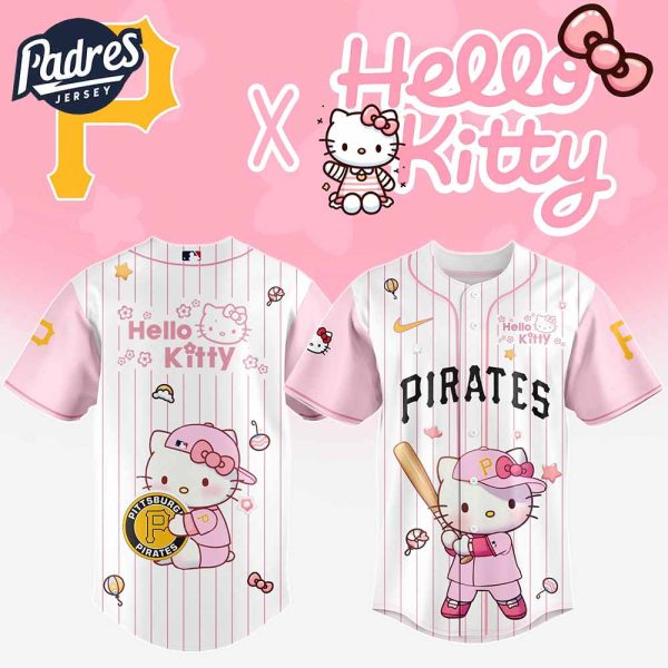 Pittsburgh Pirates MLB x Hello Kitty New Baseball Jersey