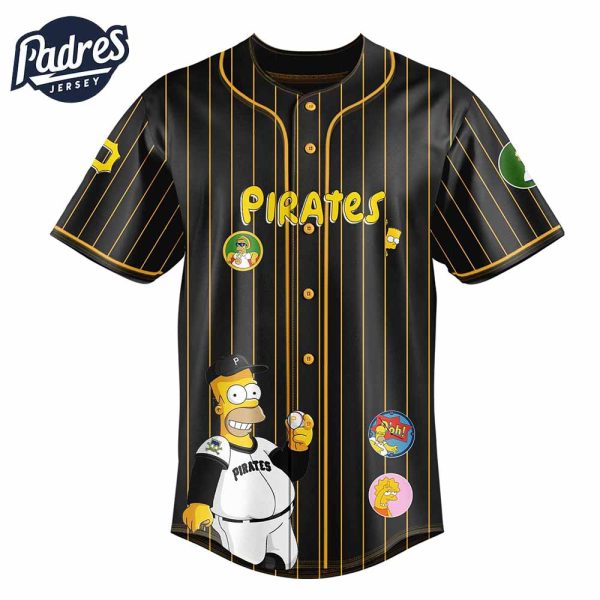 Pittsburgh Pirates MLB x The Simpsons Baseball Jersey Style 2