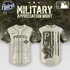 Pittsburgh Pirates x Armed Forces Day Night Baseball Jersey
