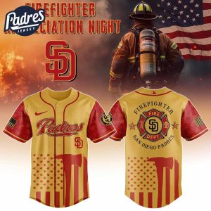 San Diego Padres Firefighter Night 2025 Baseball Jersey