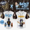 San Diego Padres MLB x Bluey Happy Fathers Day Custom Baseball Jersey