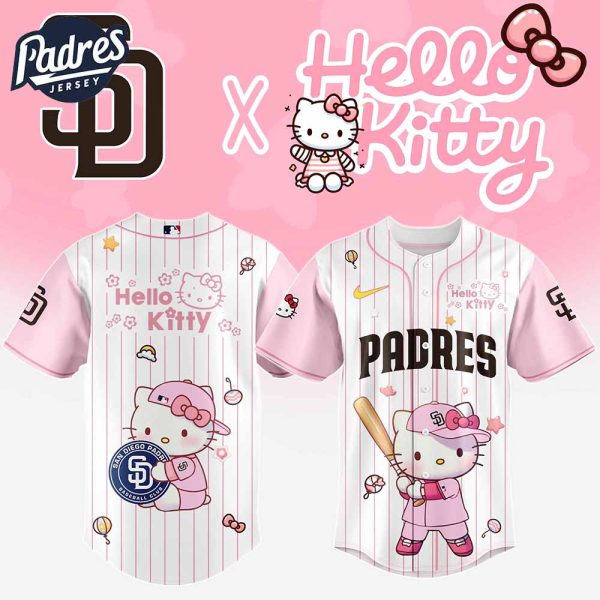 San Diego Padres MLB x Hello Kitty New Baseball Jersey