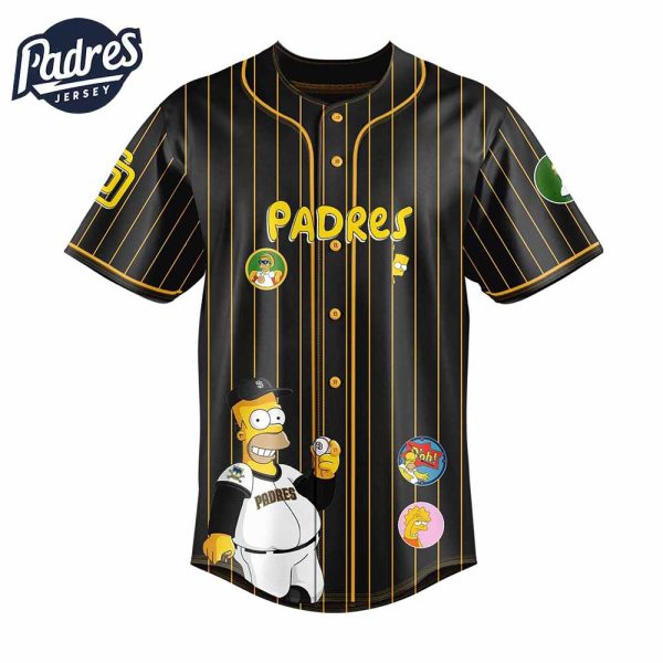 San Diego Padres MLB x The Simpsons Baseball Jersey Style 2