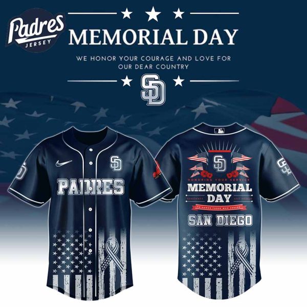 San Diego Padres Special Memorial Day Baseball Jersey