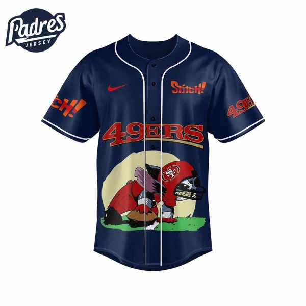 San Francisco 49ers NFL x stitch Personalized Baseball Jersey Outfit 2