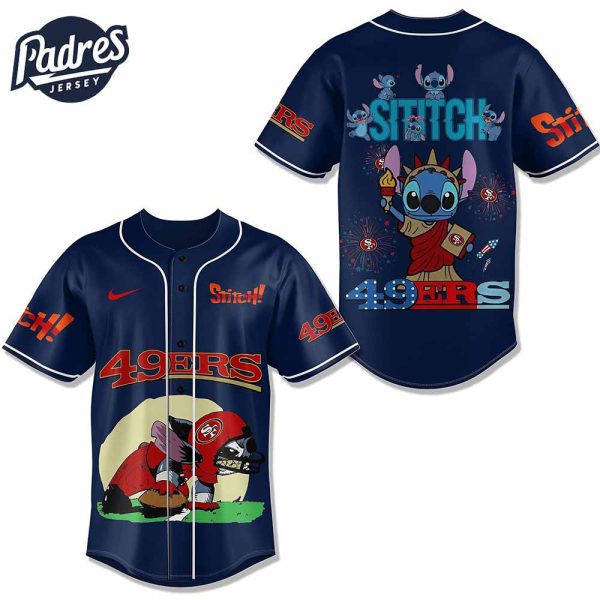 San Francisco 49ers NFL x stitch Personalized Baseball Jersey Outfit 4