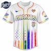 San Francisco Giants MLB x Happy Pride Month Baseball Jersey 3