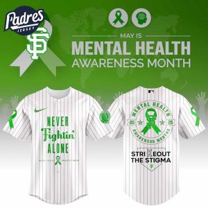 San Francisco Giants MLB x Special Mental Health Awareness Week Baseball Jersey