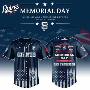 San Francisco Giants Special Memorial Day Baseball Jersey
