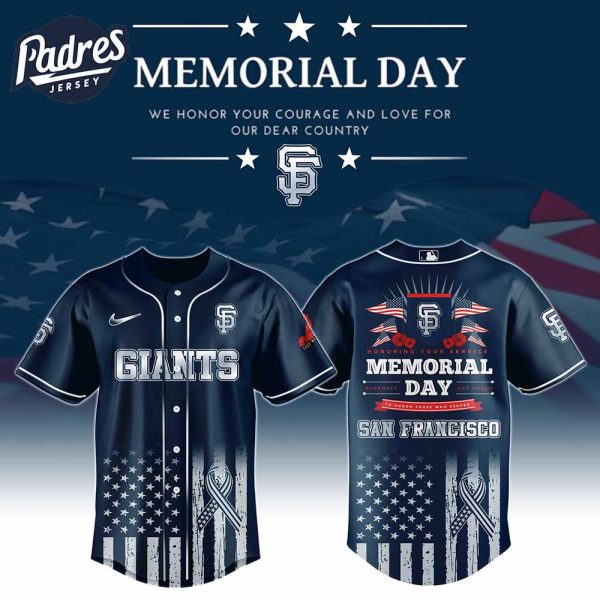 San Francisco Giants Special Memorial Day Baseball Jersey