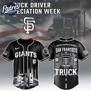 San Francisco Giants x Nation Truck Driver Baseball Jersey