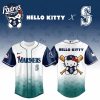 Seattle Mariners MLB x Hello Kitty Night Baseball Jersey Special