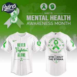 Seattle Mariners MLB x Special Mental Health Awareness Week Baseball Jersey