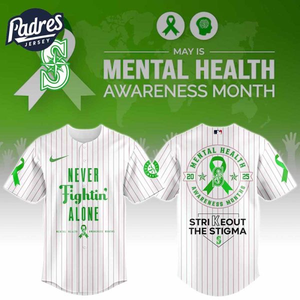 Seattle Mariners MLB x Special Mental Health Awareness Week Baseball Jersey