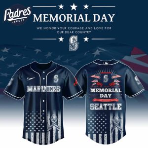 Seattle Mariners Special Memorial Day Baseball Jersey