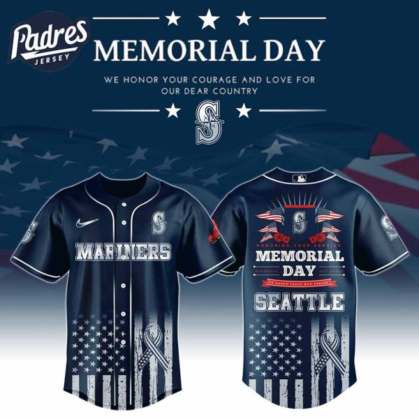 Seattle Mariners Special Memorial Day Baseball Jersey