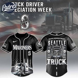 Seattle Mariners x Nation Truck Driver Baseball Jersey