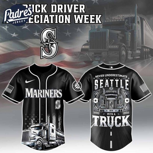 Seattle Mariners x Nation Truck Driver Baseball Jersey