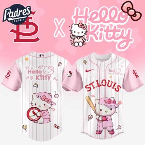 St Louis Cardinals MLB Hello Kitty New Baseball Jersey