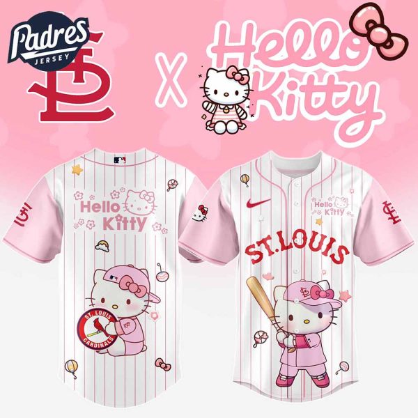 St Louis Cardinals MLB Hello Kitty New Baseball Jersey