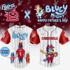 St Louis Cardinals MLB x Bluey Happy Fathers Day Custom Baseball Jersey