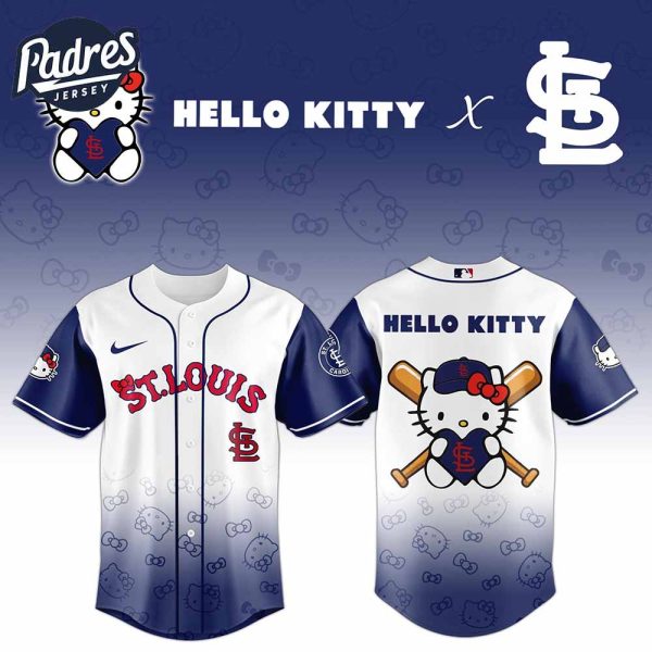 St Louis Cardinals MLB x Hello Kitty Night Baseball Jersey Special