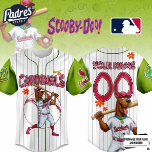 St Louis Cardinals MLB x Scooby Doo Personalized Baseball Jersey Outfit 1