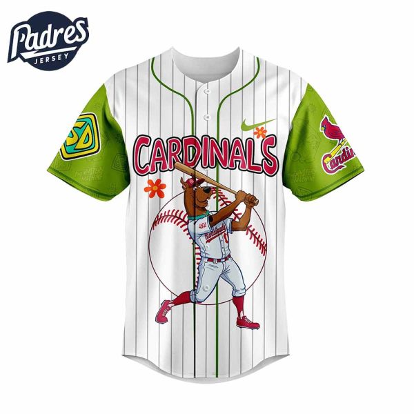 St Louis Cardinals MLB x Scooby Doo Personalized Baseball Jersey Outfit 2