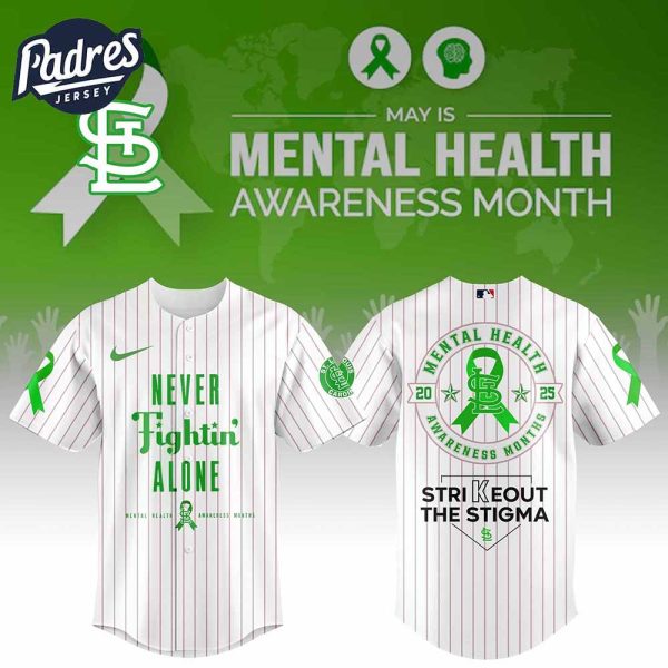 St Louis Cardinals MLB x Special Mental Health Awareness Week Baseball Jersey