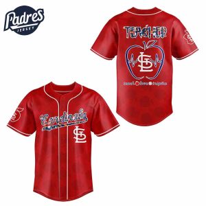 St Louis Cardinals Teacher Night Baseball Jersey 2025 Outfit 1